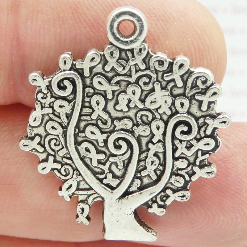 Awareness Ribbon Tree Charm