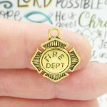 Firefighter Charm