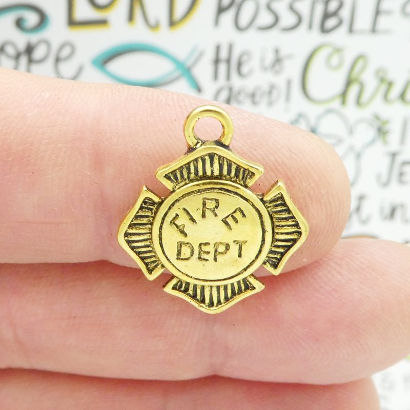 Firefighter Charm
