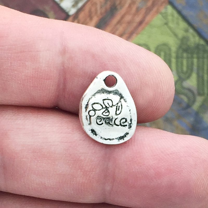 Peace Charm Silver
