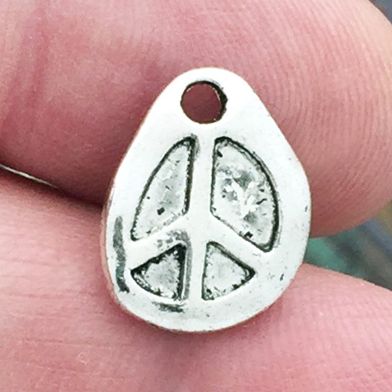 Peace Charms for Bracelets