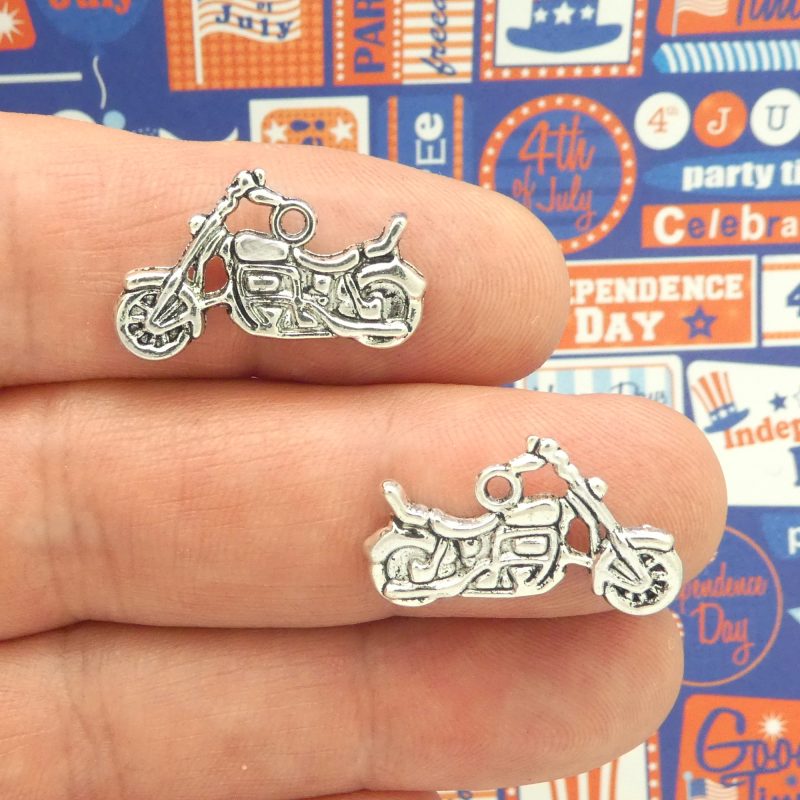 Motorcycle Charms for Jewelry Making