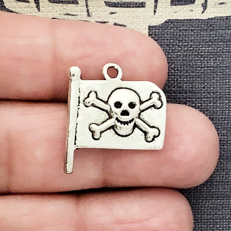 Silver Pirate Charm