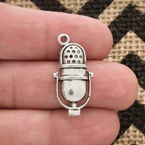 Microphone Charms for Bracelets
