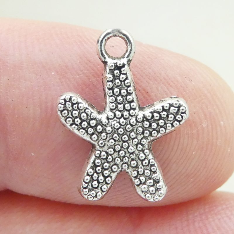 Silver Starfish Charm