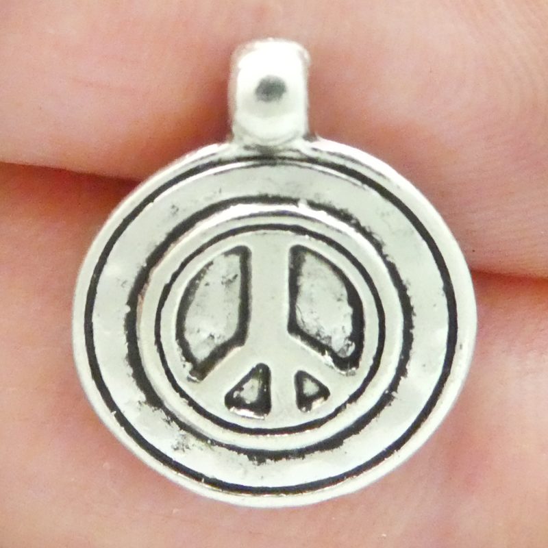 Peace Charms for Bracelets