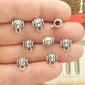 Silver Jewelry Bails Bulk