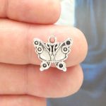 Silver Butterfly Charm