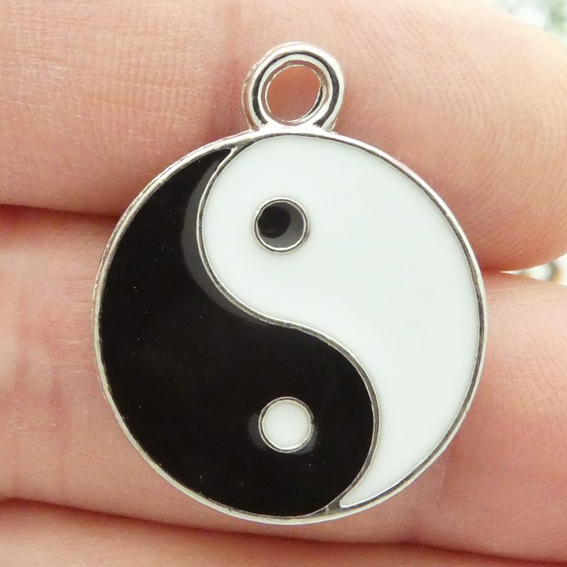 Yin Yang Charms for Jewelry Making