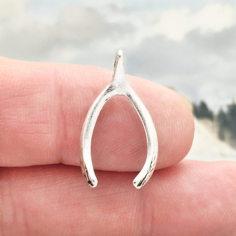 Wishbone Charm
