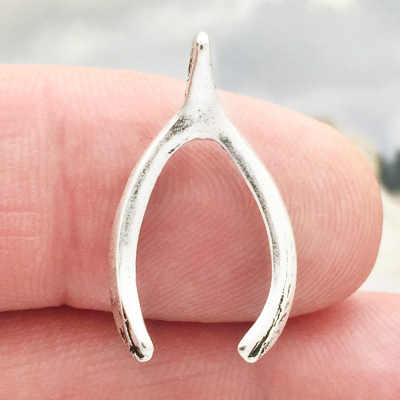 Wishbone Charms for Bracelets
