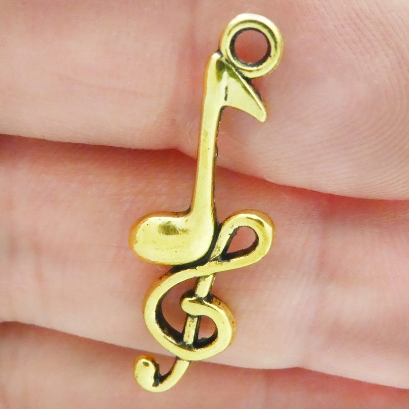 Music Note Charms for Bracelets