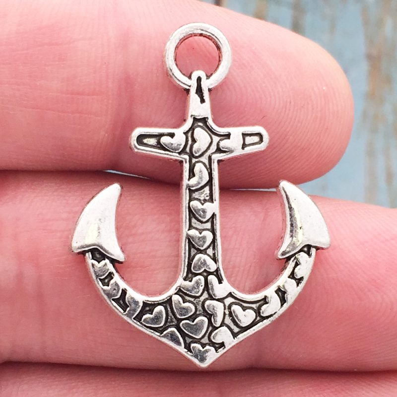 Silver Anchor Charm