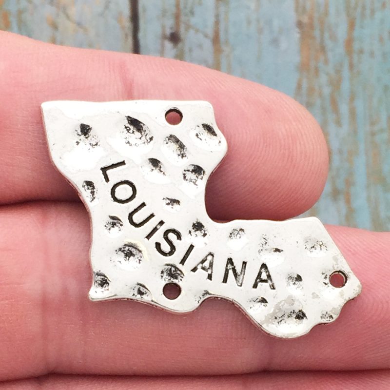 3 State Louisiana Charm Pendant Silver by TIJC SP1654 - Image 3