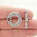 hammered toggle clasps