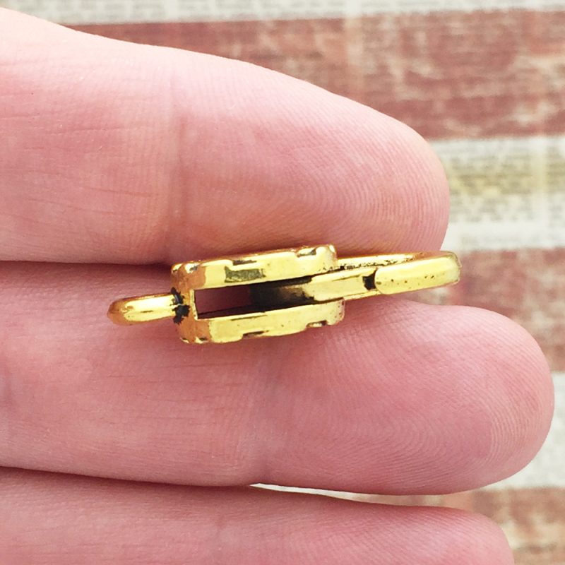 BULK 5 Gold Lobster Clasp Findings by TIJC GPLOB003B - Image 4