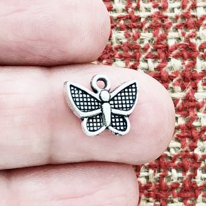Silver Butterfly Charm
