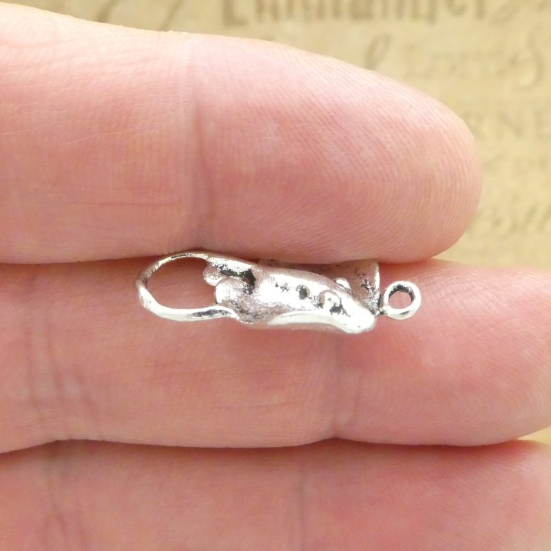 5 Silver Stingray Charm 24x14mm by TIJC SP0276 - Image 3