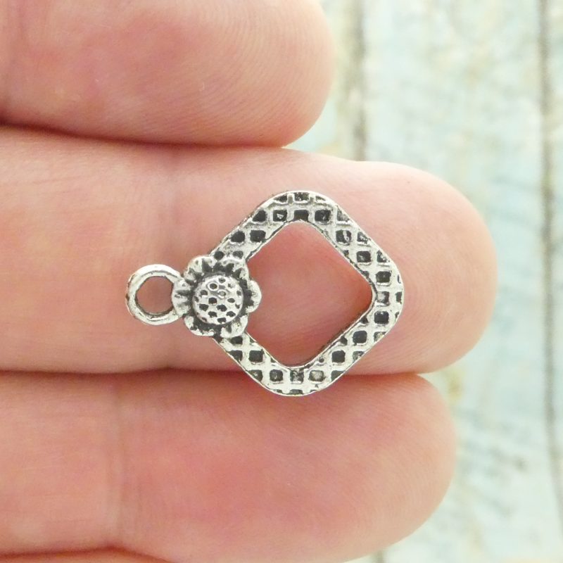 BULK 20 Sets Silver Toggle Clasp 20x15mm by TIJC SPT003B - Image 3