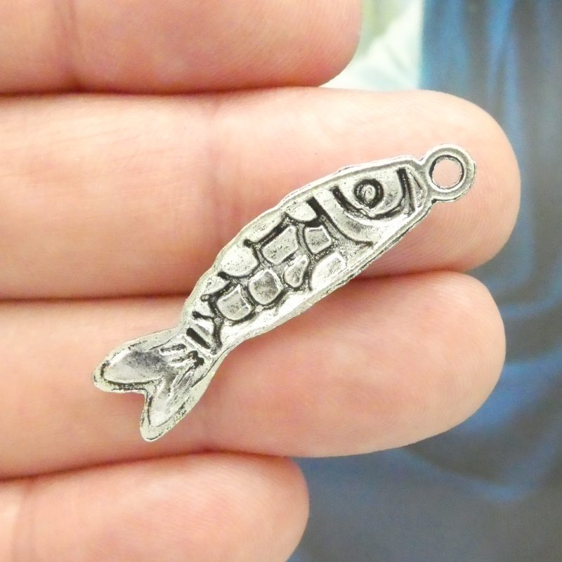 Silver Fish Charm