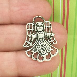 Silver Angel Charm